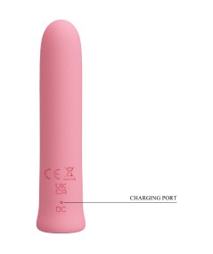 PRETTY LOVE - CURTIS MINI VIBRADOR SUPER POWER 12 VIBRACIONES SILICONA ROSA