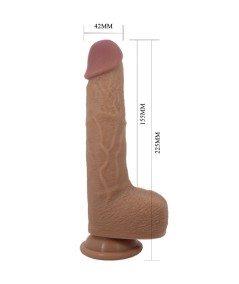 PRETTY LOVE - TOMMY DILDO REALISTA VIBRADOR 22.5 CM