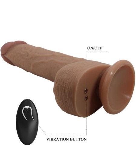 PRETTY LOVE - TOMMY DILDO REALISTA VIBRADOR 22.5 CM