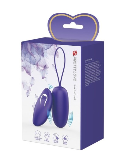 PRETTY LOVE - SELKIE YOUTH MINI HUEVO VIBRADOR CONTROL REMOTO VIOLETA