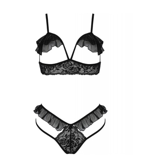 PASSION - DOLLY SET DOS PIEZAS NEGRO S/M