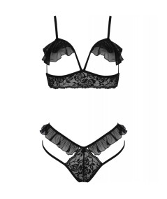 PASSION - DOLLY SET DOS PIEZAS NEGRO S/M