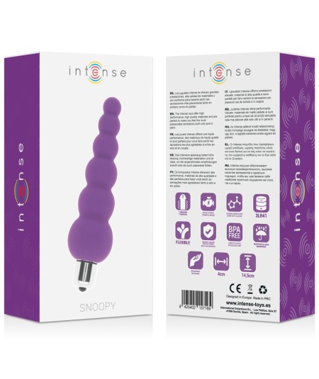 INTENSE - SNOOPY 7 SPEEDS SILICONE LILA