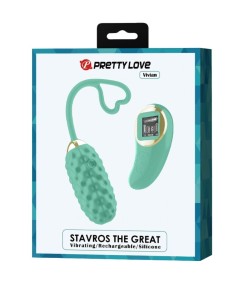 PRETTY LOVE - VIVIAN HUEVO VIBRADOR CONTROL REMOTO VERDE