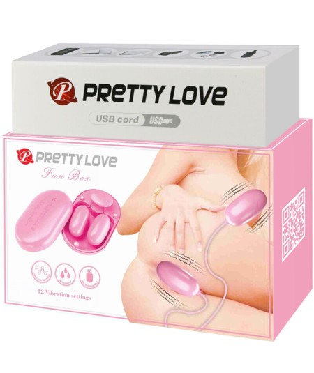 PRETTY LOVE - FUN BOX BALA VIBRADORA ROSA