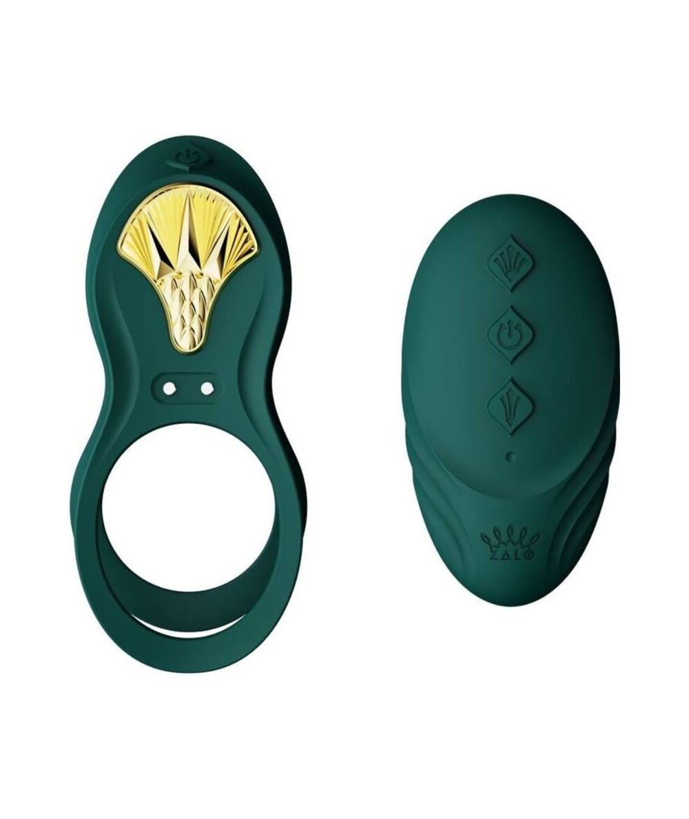 ZALO - BAYEK ANILLO VIBRADOR CONTROL REMOTO PAREJAS VERDE