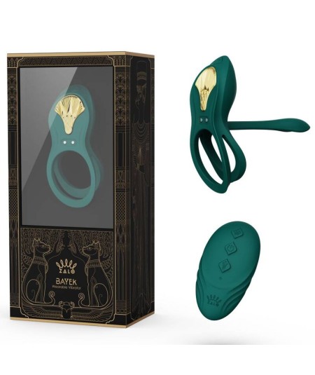 ZALO - BAYEK ANILLO VIBRADOR CONTROL REMOTO PAREJAS VERDE