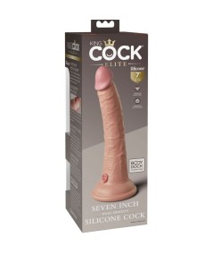 KING COCK - ELITE DILDO REALISTICO SILICONA 17.8 CM