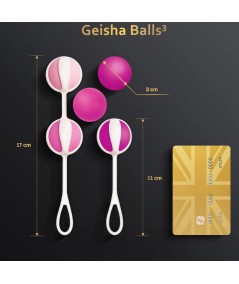 G-VIBE - SET 5 GEISHA BALLS3 ROSA