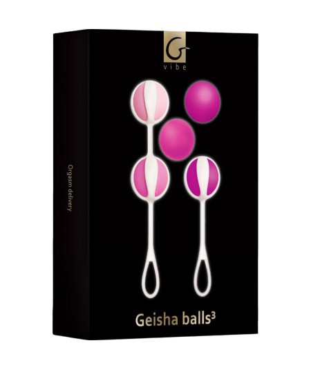 G-VIBE - SET 5 GEISHA BALLS3 ROSA