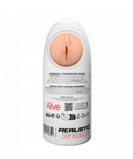 ALIVE - FLEX MASTURBADOR MASCULINO VAGINA TALLA M