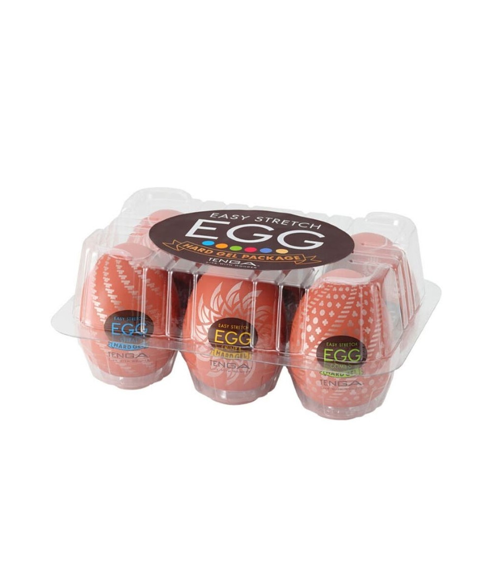 TENGA - HARD BOILED HUEVO MASTURBADOR PACK 6 UDS