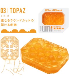 TENGA - UNI TOPAZ MASTURBADOR DEDAL