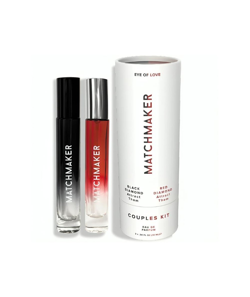 EYE OF LOVE - MATCHMAKER BLACK & RED DIAMOND KIT PAREJAS PERFUME FEROMONAS 10 ML