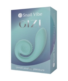 SNAIL VIBE - GIZI ESTIMULADOR DUAL TURQUESA