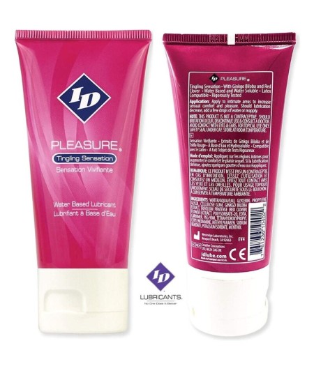 ID PLEASURE - LUBRICANTE BASE AGUA TINGING SENSATION TRAVEL TUBE 60 ML