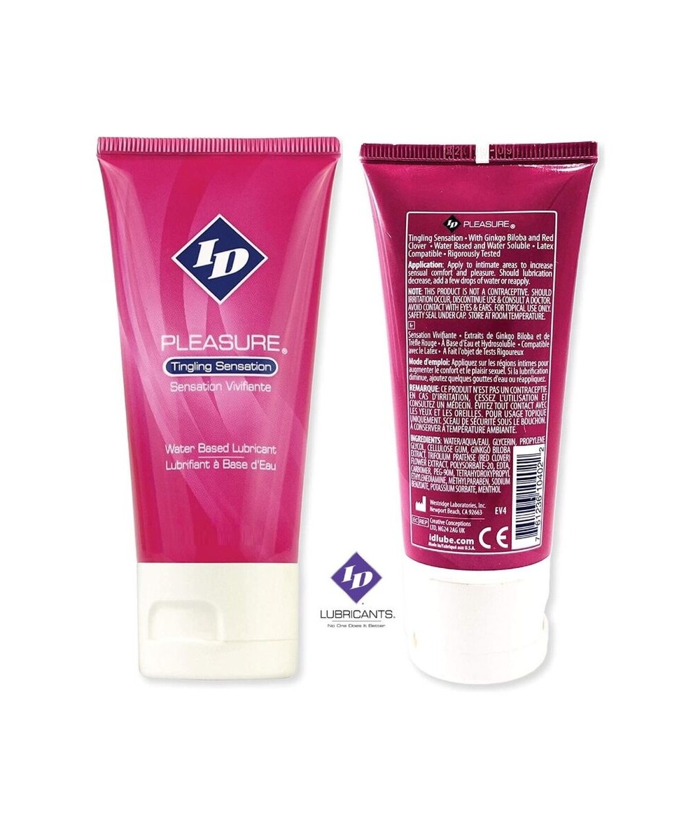 ID PLEASURE - LUBRICANTE BASE AGUA TINGING SENSATION TRAVEL TUBE 60 ML