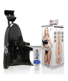 FLESHLIGHT - BRANDI LOVE VAGINA + UNIVERSAL LAUNCH + LUBRICANTE AQUA QUALITY 50 ML