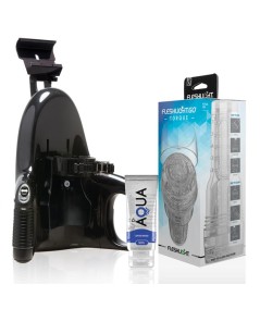 FLESHLIGHT - GO MASTURBADOR TORQUE ICE + UNIVERSAL LAUNCH + LUBRICANTE AQUA QUALITY 50 ML