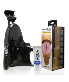 FLESHLIGHT - STAMINA GO TRAINING UNIT LADY + UNIVERSAL LAUNCH + LUBRICANTE AQUA QUALITY 50 ML