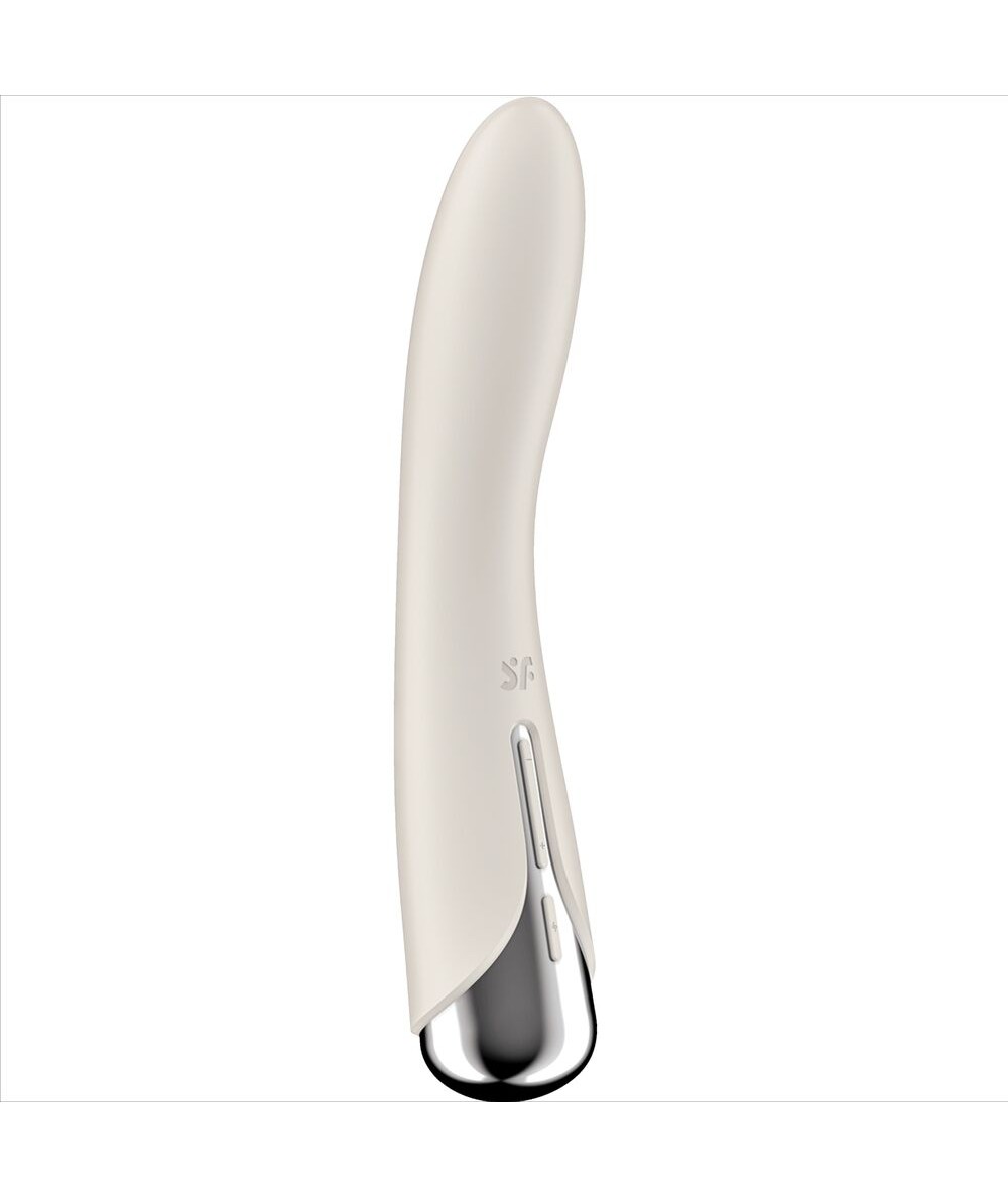 SATISFYER - SPINNING VIBE 1 VIBRADOR ROTADOR G-SPOT BEIGE