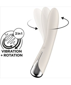 SATISFYER - SPINNING VIBE 1 VIBRADOR ROTADOR G-SPOT BEIGE