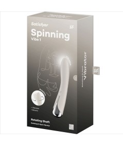 SATISFYER - SPINNING VIBE 1 VIBRADOR ROTADOR G-SPOT BEIGE