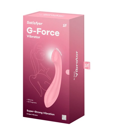 SATISFYER - G-FORCE ESTIMULADOR VIBRADOR PUNTO G ROSA