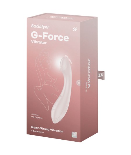 SATISFYER - G-FORCE ESTIMULADOR VIBRADOR PUNTO G BEIGE