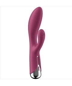 SATISFYER - SPINNING RABBIT 1 ESTIMULACION CLITORIS Y PUNTO G ROJO