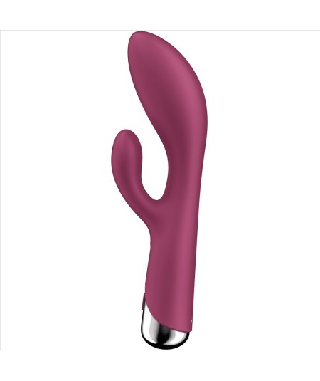 SATISFYER - SPINNING RABBIT 1 ESTIMULACION CLITORIS Y PUNTO G ROJO