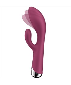 SATISFYER - SPINNING RABBIT 1 ESTIMULACION CLITORIS Y PUNTO G ROJO