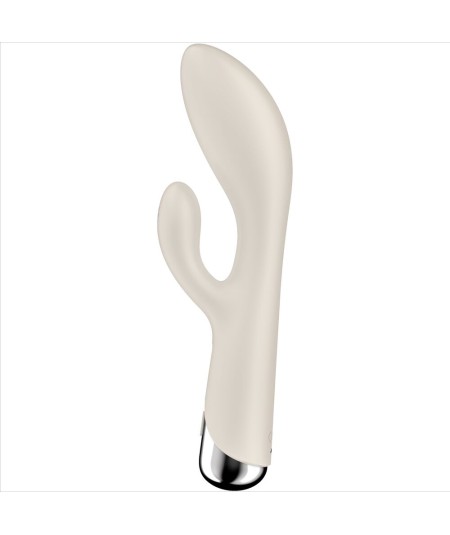 SATISFYER - SPINNING RABBIT 1 ESTIMULACION CLITORIS Y PUNTO G BEIGE