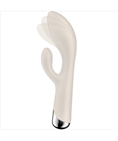 SATISFYER - SPINNING RABBIT 1 ESTIMULACION CLITORIS Y PUNTO G BEIGE