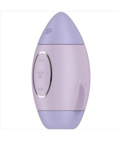 SATISFYER - MISSION CONTROL LILA VIBRADOR PEQUEÑO DE DOBLE IMPULSO