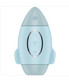 SATISFYER - MISSION CONTROL AZUL VIBRADOR PEQUEÑO DE DOBLE IMPULSO