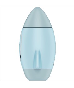 SATISFYER - MISSION CONTROL AZUL VIBRADOR PEQUEÑO DE DOBLE IMPULSO