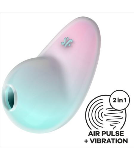 SATISFYER - PIXIE DUST AZUL ESTIMULADOR AIR PLUSE