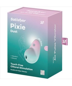 SATISFYER - PIXIE DUST AZUL ESTIMULADOR AIR PLUSE