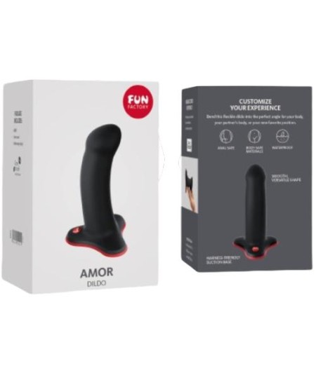 FUN FACTORY - AMOR DILDO PRINCIPIANTES NEGRO