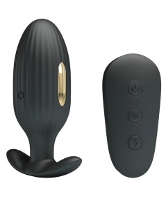 PRETTY LOVE - KELLY PLUG ANAL VIBRADOR RECARGABLE NEGRO