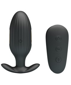 PRETTY LOVE - KELLY PLUG ANAL VIBRADOR RECARGABLE NEGRO