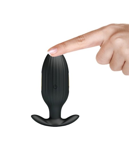 PRETTY LOVE - KELLY PLUG ANAL VIBRADOR RECARGABLE NEGRO