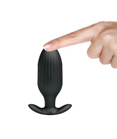 PRETTY LOVE - KELLY PLUG ANAL VIBRADOR RECARGABLE NEGRO