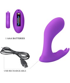 PRETTY LOVE - IDABELLE VIBRATION & PULSATION CONTROL REMOTO VIOLETA