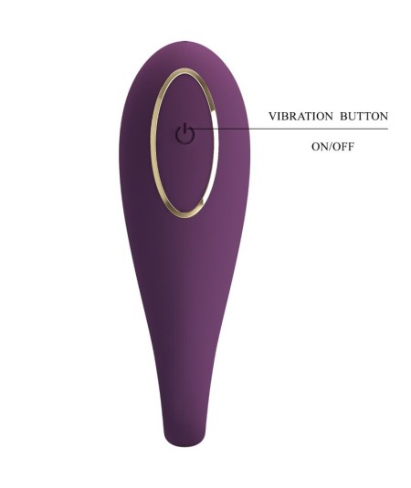 PRETTY LOVE - AUGUST VIBRADOR DOBLE PLACER GLOBAL REMOTE