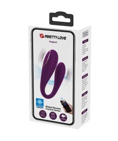 PRETTY LOVE - AUGUST VIBRADOR DOBLE PLACER GLOBAL REMOTE