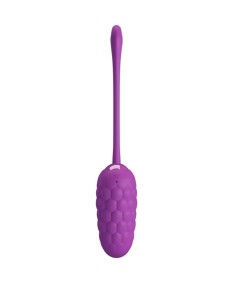 PRETTY LOVE - HUEVO VIBRADOR CON TEXTURA MARINA RECARGABLE MORADO