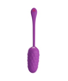 PRETTY LOVE - HUEVO VIBRADOR CON TEXTURA MARINA RECARGABLE MORADO