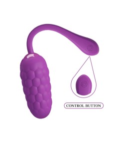 PRETTY LOVE - HUEVO VIBRADOR CON TEXTURA MARINA RECARGABLE MORADO